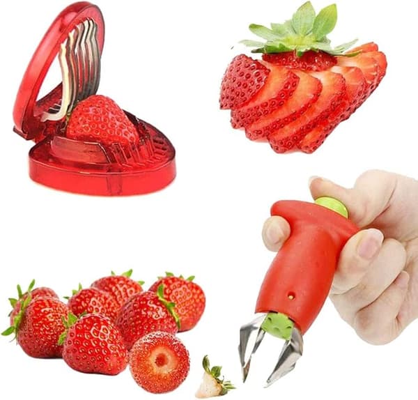 Jordbærskjærer, Jordbærskreller, Tomatfjerner, Rustfritt