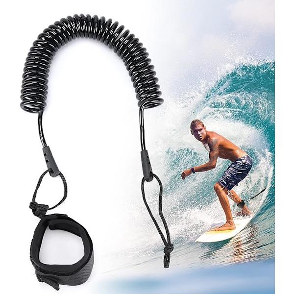 Surf Paddelkoppel, Sup Surfbräda Koppel, Spiral Retrakterbart Ankel
