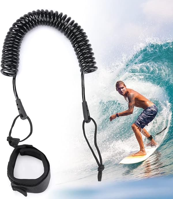 Surf Padleline, Sup Surfboard Line, Spiral Retractable Ankel
