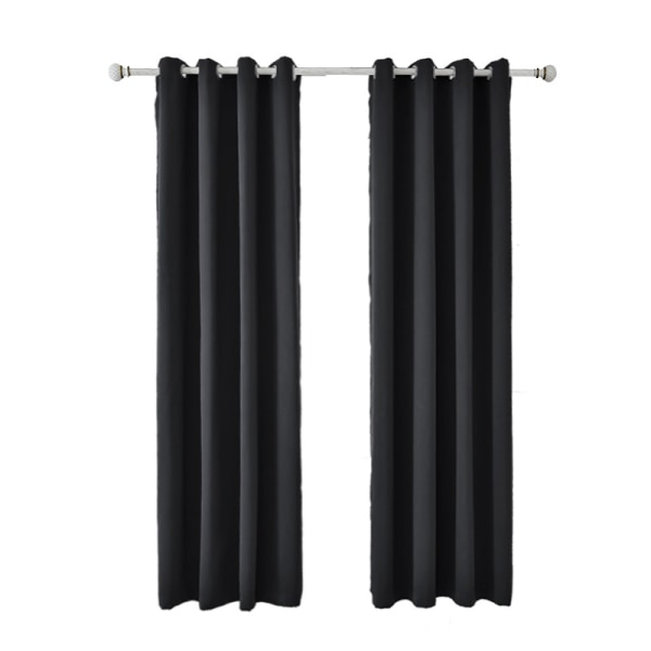 Svarta gardiner med hög precision som isolerar mörkläggningstyget