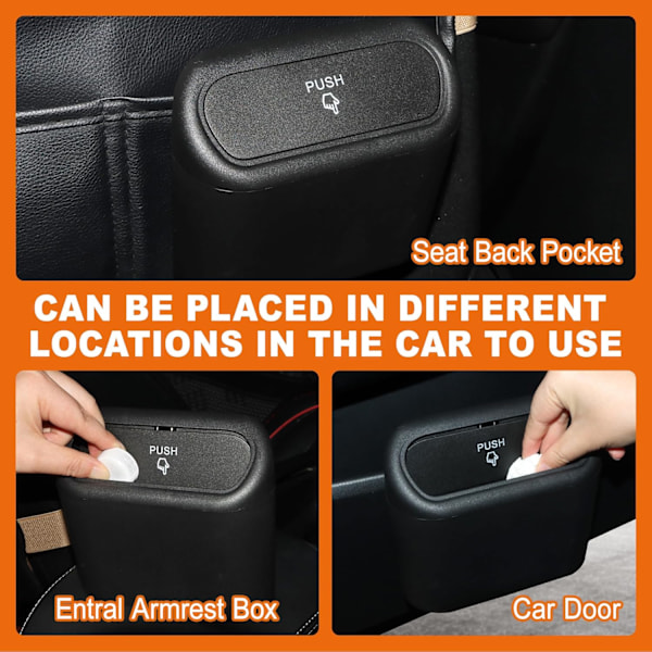 Bil Soptunna med Lock Mini Soptunna