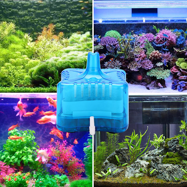 Filter Filter Mini Pneumatisk Rund Akvarium Oksygenøkning
