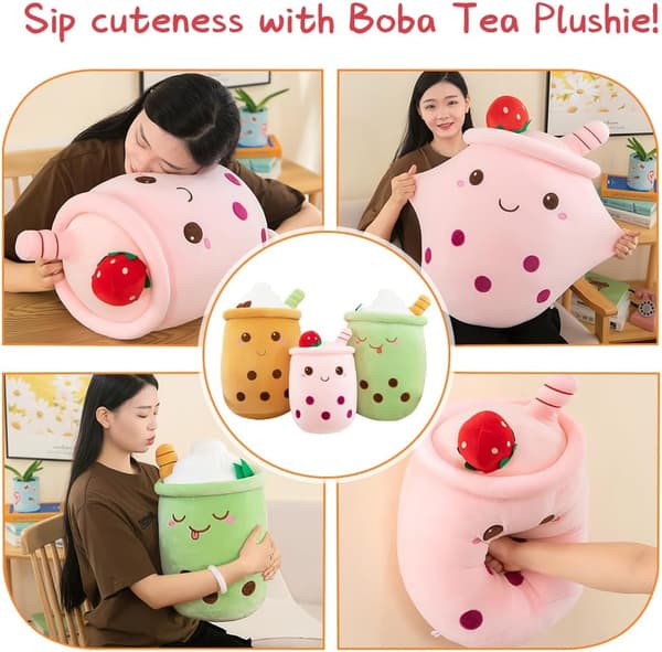Boba te plys bamser, søde boba bamser bløde legetøj kæmpe boba