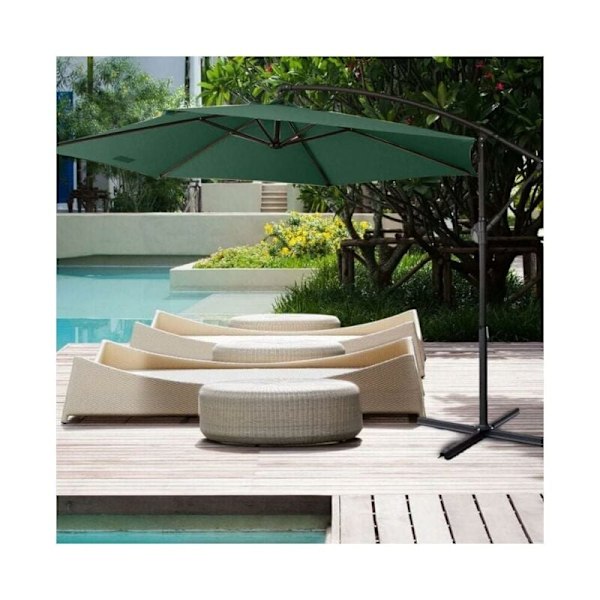 (Grøn) 3M Parasol Udskiftningsbetræk 6 Arm Haveparasoll Udskiftning