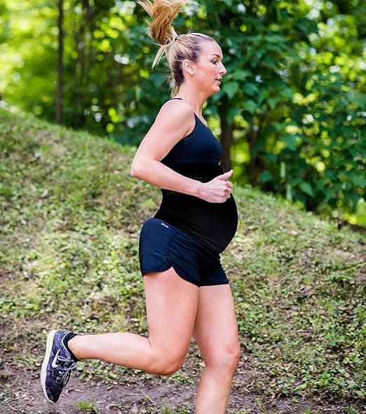 2 stk. Graviditetsbælter (M, 85-95 cm) - Kvinder Hovedbånd Gravid