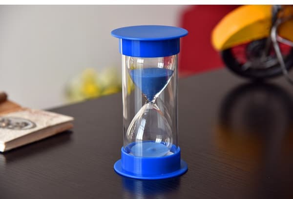 Sandklokke Timer Timeglass Dobbel Beskyttelse for Kjøkken Timer