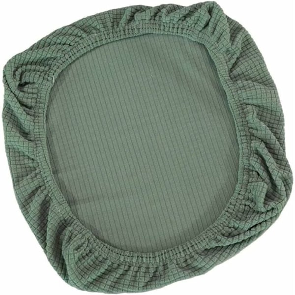 Stretch-stolsöverdrag för kontorsstol, snurrstol, stolsöverdrag (grön 38-48 cm × 38-48 cm)