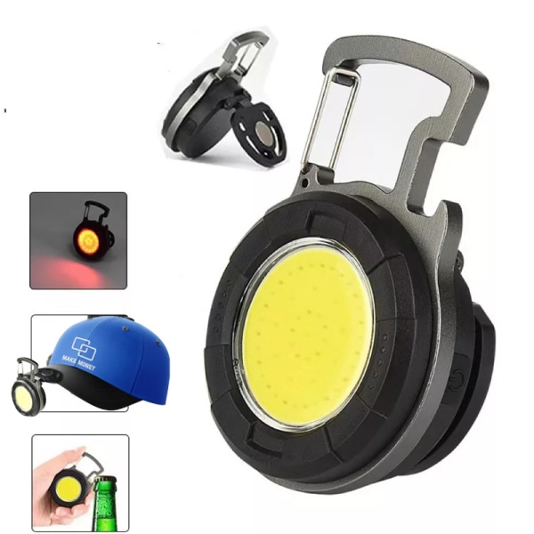 COB Multifunktionel Mini Nøglering Arbejdslys Bilreparation Lampe Hjem