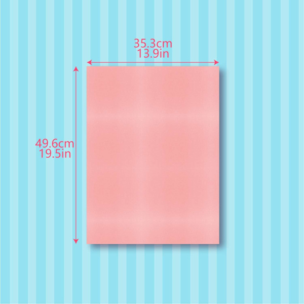 Roséguld presentpapper, 100 ark metalliskt presentpapper
