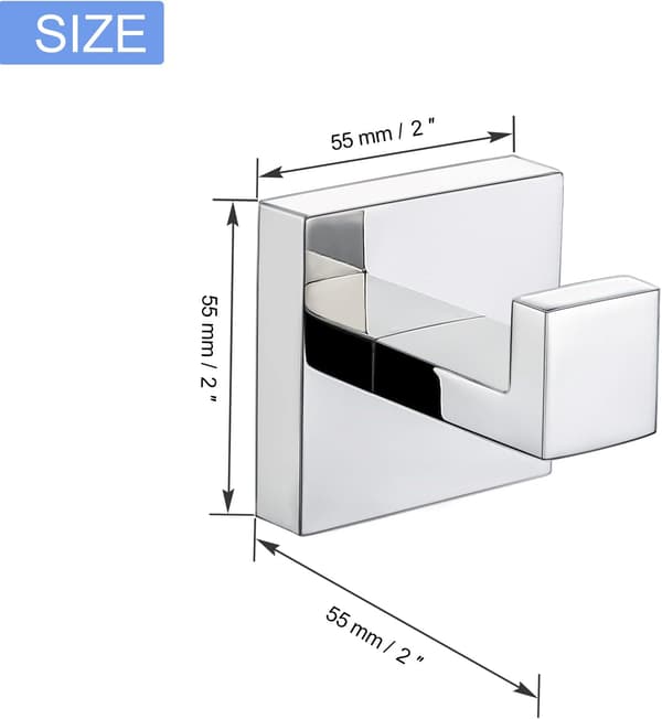 2-pack Handdukskrokar, Klädkrokar, Badrum, Kök, Garage