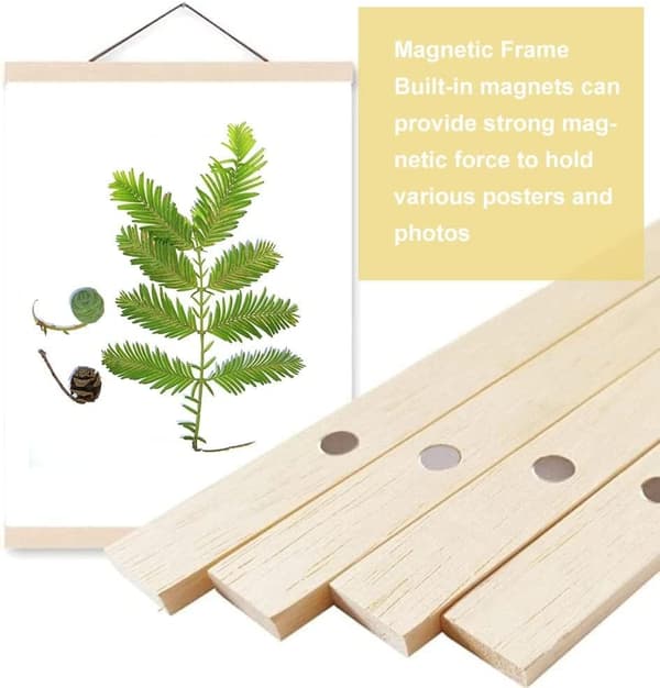 Magnetisk trebilde ramme, Magnetisk trebilde ramme, 31cm