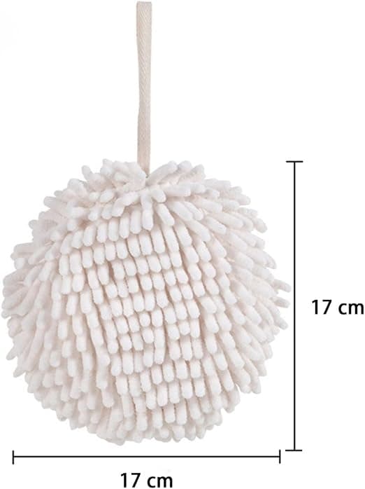 Set med 2 Chenille Handdukar, Mikrofiber Badhanddukar, Absorberande