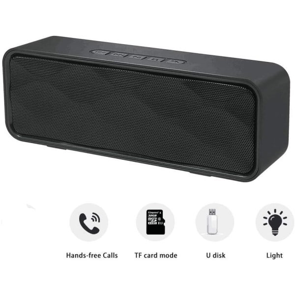 Trådlös Bluetooth högtalare med AUX/ USB/TF-kort, Outdoor FM