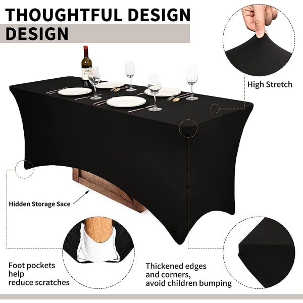 183cm Polyester Stretchduk Rektangulär Passform Spa
