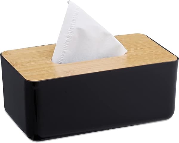 Vevboks, Påfyllbar, Bad, Vevdispenser, Bambuslokk,