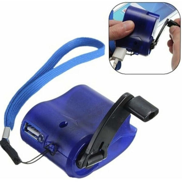 Portabel USB-handtag Mobiltelefon Nödhandtag USB-laddare