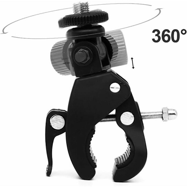 Kulledshuvudadapter för kameramontering - 2-pack justerbart kameraklämma