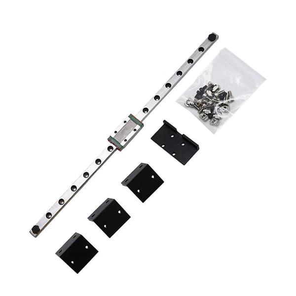 For Ender3-oppgradering - X-akse Lineær Skinne Mgn9h 315mm Lineær Guide Med Bakplan