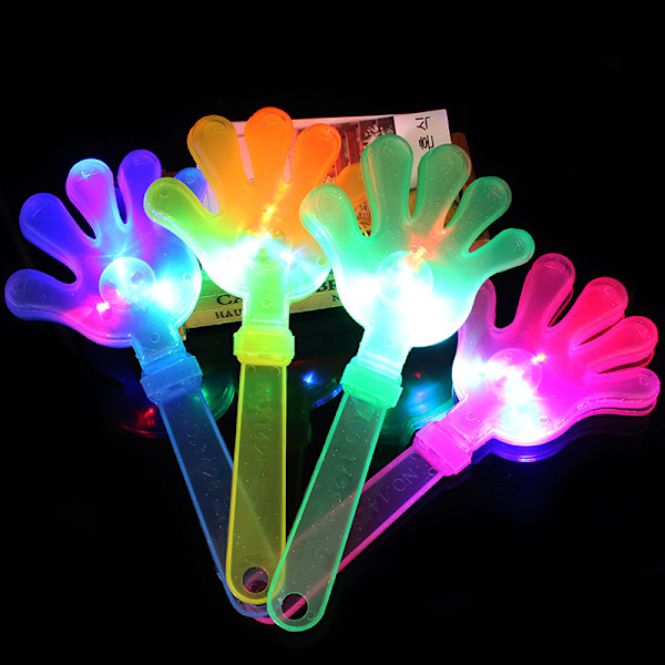 Mini Håndklapper, Blinkende LED-Klapper Klappende Håndklapper