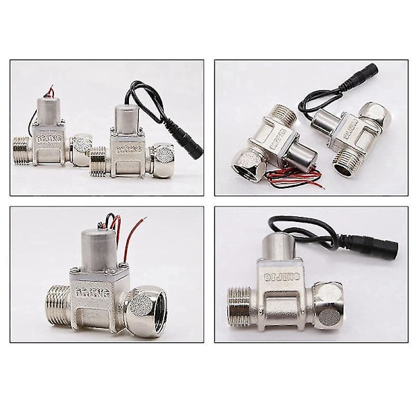 Solenoidventil 1/2 tommers DC4.5v Vannkontroll - Vanlig linje