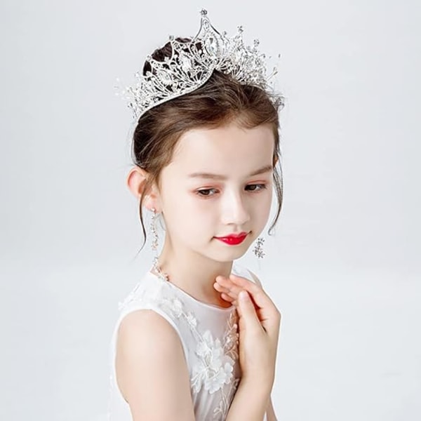Diamond Crown Headwear (silver), Princess Bride Crystal Diamond,