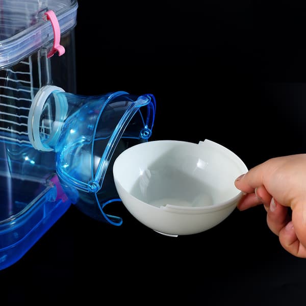 Hamster Sandbad, Mini Avtakbart Plast Hamster Sandbad