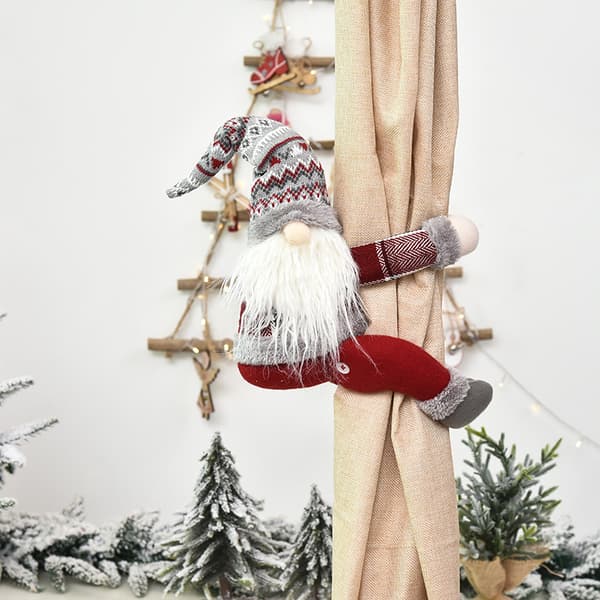 2 st julgardinspännare Mr & Mrs Tomte