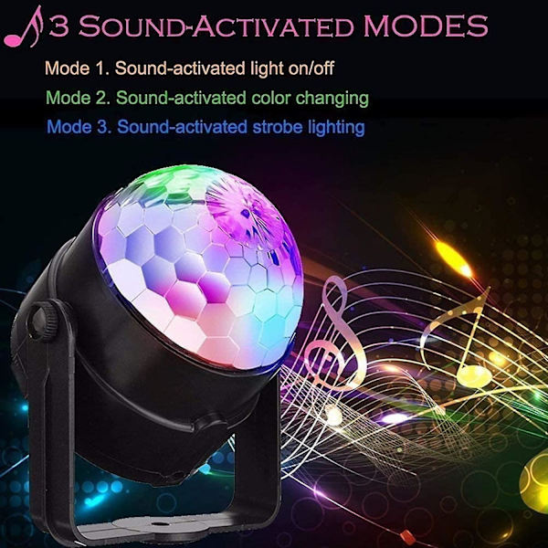 Boule Disco 2 Pack, Lumire Soire Lampe De Scne Clairage De Discothque Projecteur Effet Spot Stade Tlcommande Pour Fte, Soire, Bar, Anniversaire, Club,