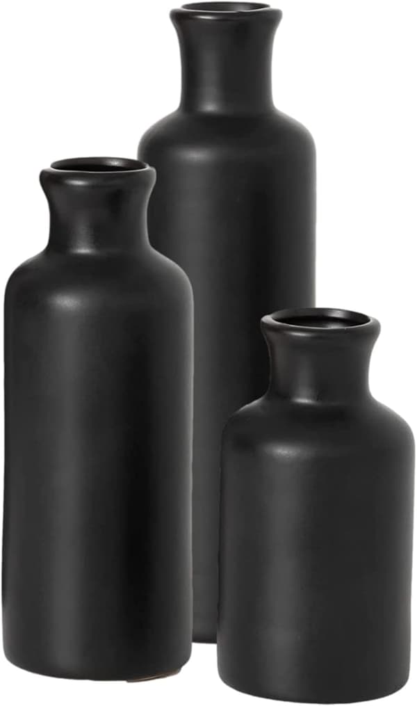Keramisk Vas Set, Modern Heminredning, Dekorativ Vas, Vas för Ditt Kök, Sovrum, Kontor, Vardagsrum, Badrum