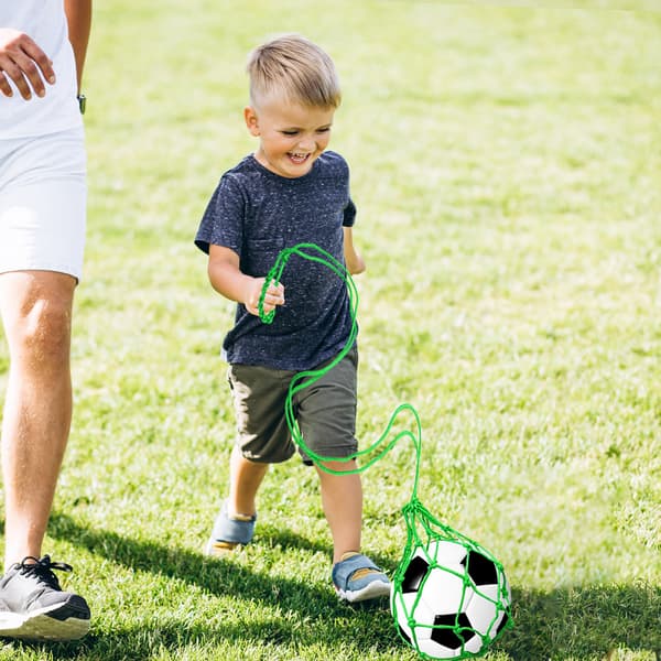 Fodboldsparktræner 2 Pakker med Bumping Mesh Bag, Nylon Mesh