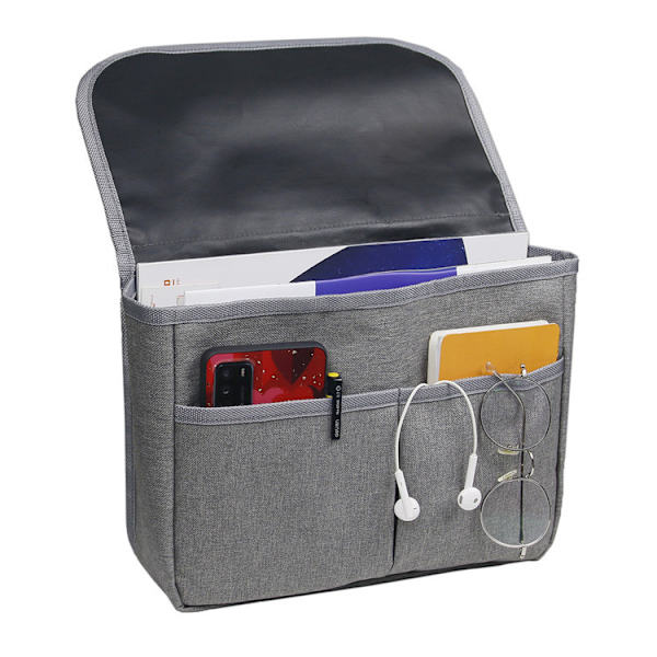 1 Styk Grå Rulletol Side Organizer Opbevaringspose Walker