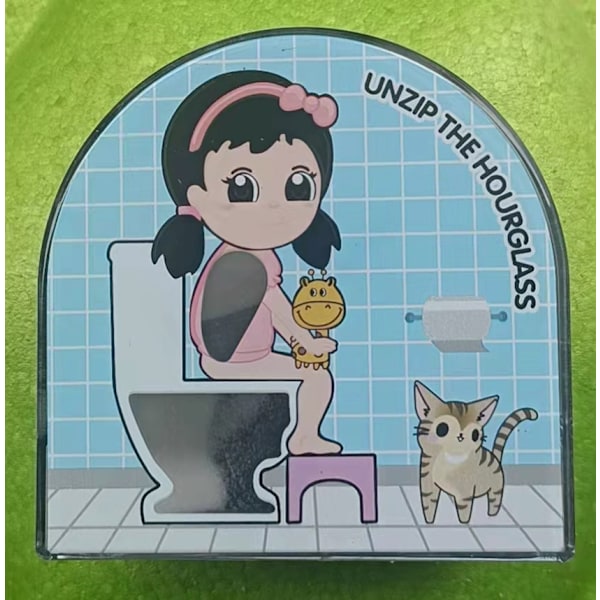 WC-ajastin (tyttö), hauska lahja lapsille, Lastenpäivä,