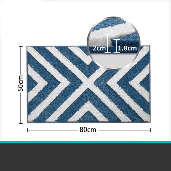 Antislip Bademåtte, Blød Mikrofiber Brusemåtte, Vandabsorberende