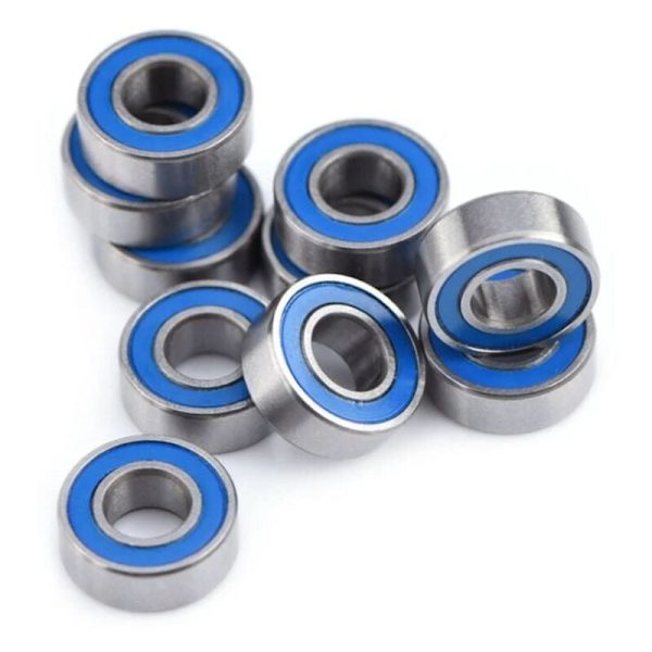 10 st Dubbelskärmade Miniatyrstål Kullager 5 ​​x 10