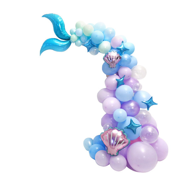 Havfrue Balloner Havfrue Fest Dekoration Latex Balloner Havfrue