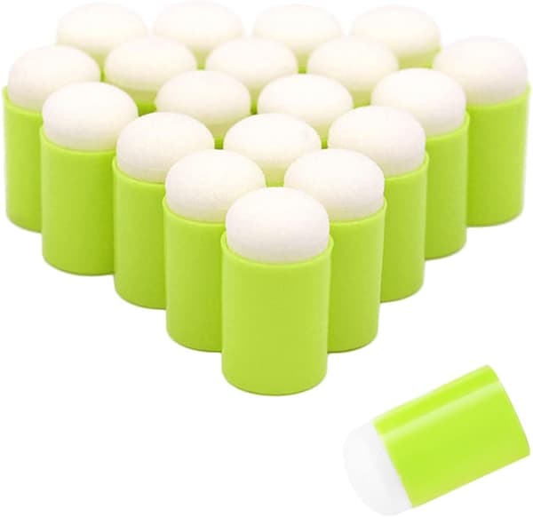 20-pack Finger Svamp Dobbs Verktyg Finger Svamp Målningsset