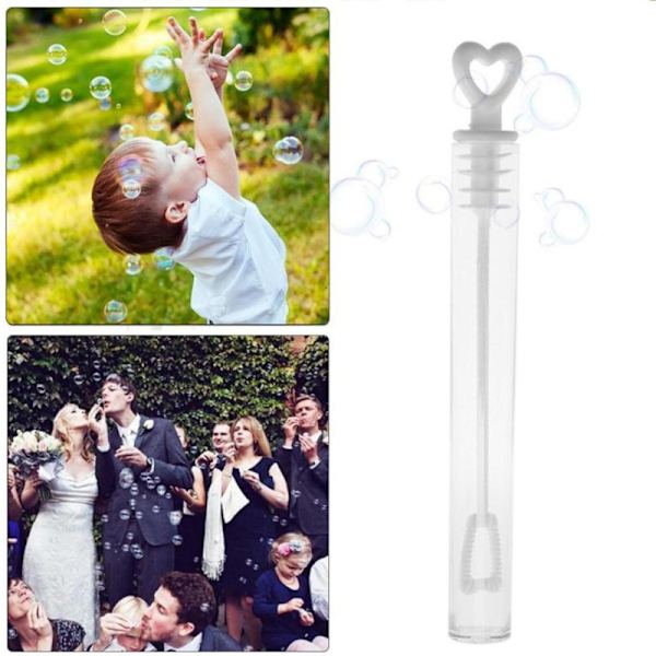 Bubbelflaskor Bröllopsstav Rör Bubbel Kärlek Hjärta Bubbel