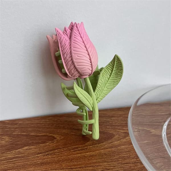 One Piece (Pink Grøn) Tulip Daisy Hårklips Kløer Blomst