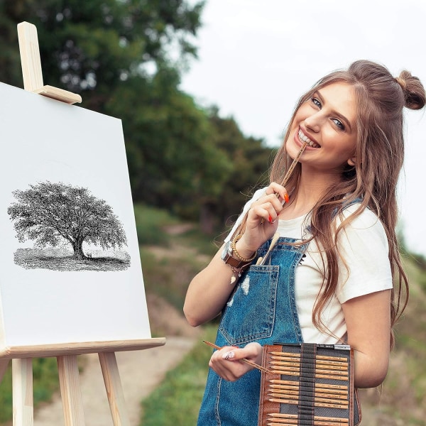 Tegnesett for tegning og skisse, tegneutstyr for kunstnere