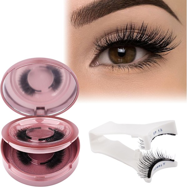 Magnetiske Vippeextensions Magnetiske Vippeextensions Naturligt Look Manga Vippeextensions Magnetiske Vippeextensions med Applikator og Spejl Ingen Lim