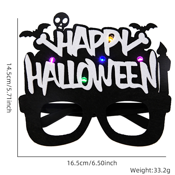 Halloween LED-valaistut lasit baariin, festivaaleille ja juhliin