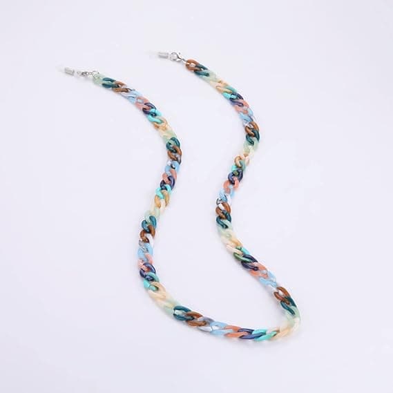 1 st glaskedja remhållare akrylrep solglasögon halsband