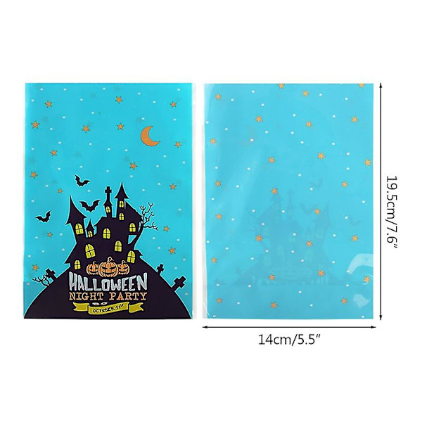 50 kpl Halloween-karkkipusseja Keksejä Lahjapussi Halloween-juhliin
