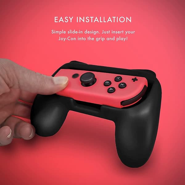 Numskull rattar och komfortkontrollgrepp för Nintendo Switch Joy-Con, 2 kontrollgrepp