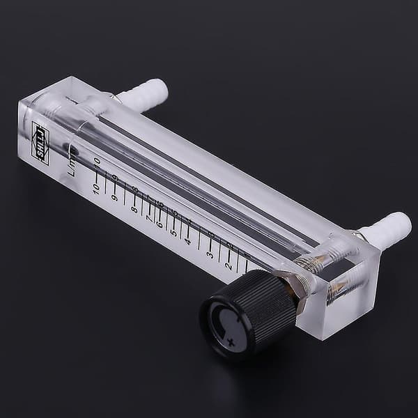 Gas Flow Meter, Lzq-7 Flow Meter 1-10lpm Flow Meter Med Reguleringsventil Til Oxygen/luft/gas