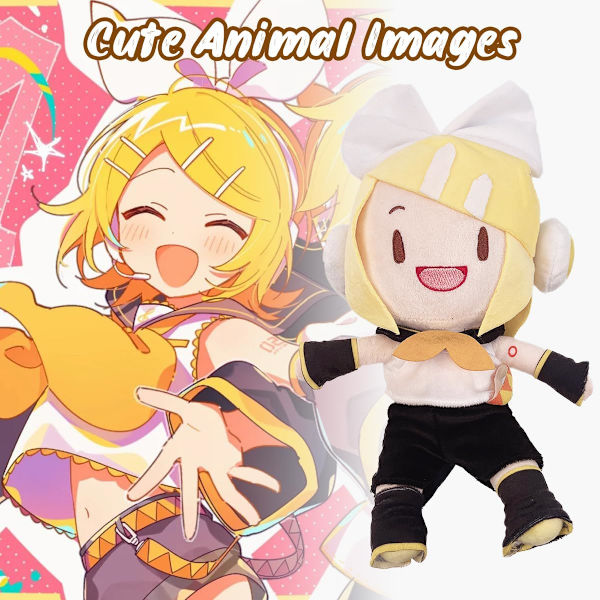Docka Leksak AI Vocaloid Söt Sång Action Mjuk Leksak Kawaii Figur för Fans Present (Kagamine Rin)