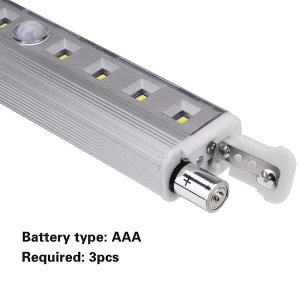 1 st batteri-driven 8LED nattlampa med rörelsesensor för gångar