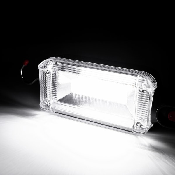 1 stk LED COB genopladelig arbejdslygte et gear hvid