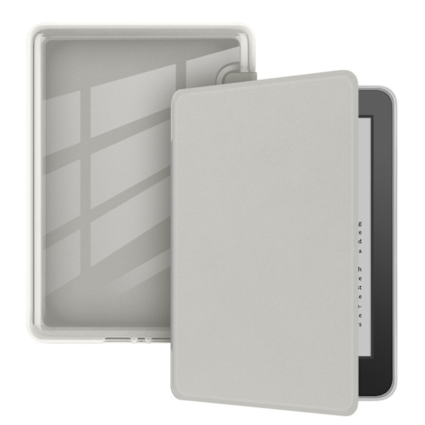 6-tommers Kindle-etui (11. generasjon - 2024), Ultraklart, Mykt, Fleksibelt, Gjennomsiktig, TPU-bakdeksel med automatisk søvn/våkne