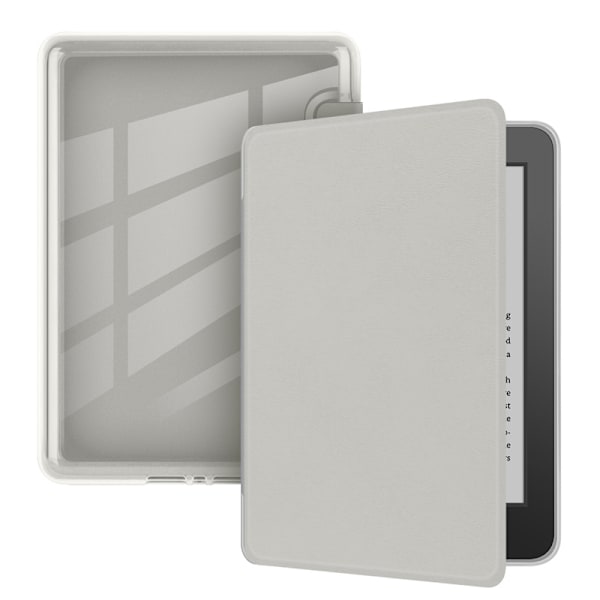 6-tums Kindle-fodral (11:e generationen - 2024), Ultraklart, Mjukt, Flexibelt, Transparent, TPU-baksida med automatisk sömn/vakna